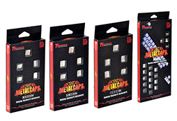 画像集#007のサムネイル/メタルパーツでキートップもヒンヤリ? Tt eSPORTS製ゲーマー向けキーボード用の金属キートップが国内発売決定