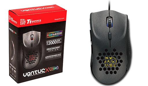 ���������꡼ No.006�Υ���ͥ������ / Tt eSPORTS���饲���ޡ������ޥ�����VENTUS X Optical RGB�פ��о졣�⥹�ڥå��ʸ��إ��󥵡���PMW3360�פ���Ѥ��ĤĲ��ʤ��ޤ���