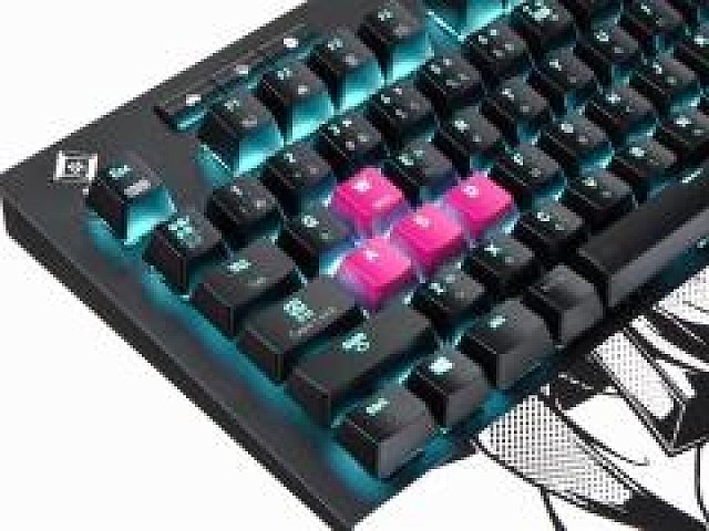 ツクモ　初音ミクキーボード　nature elite rgb 箱無し ツクモ 初音ミクキーボード nature elite rgb 箱無し ツクモ】プレス