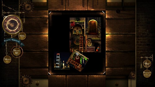 画像ギャラリー No.003のサムネイル画像 / ハドソン,バラバラになった部屋の謎を解く“新感覚スライドパズル”「Rooms(ルームズ) 不思議な動く部屋」を4月29日に発売