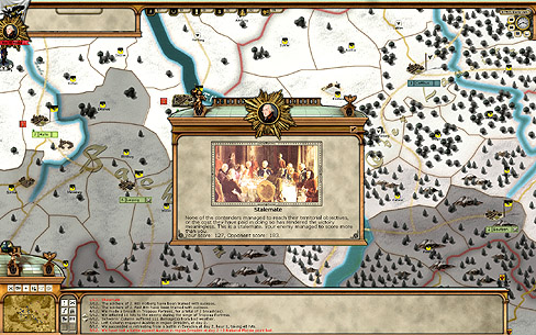 画像ギャラリー No.004のサムネイル画像 / デモ版が公開された「Rise of Prussia」は,18世紀のヨーロッパ列強が戦う七年戦争を描いた,いぶし銀のストラテジーだ