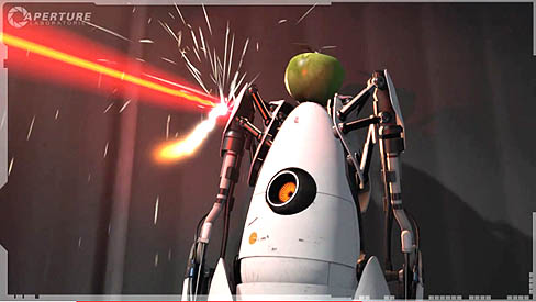 画像ギャラリー No.004のサムネイル画像 / 「Portal 2」の2体のロボットの役割とは。Aperture Scienceのプロモーションムービー第2弾,「Bot Trust」公開