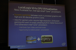 ꡼ No.003Υͥ / CeBITIntelñGPUSandy Bridge¦GPUʻѤǽˤGPU۲ѡVirtu GPU Virtualizationפ򥢥ԡ