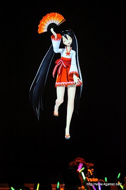 初音ミク1年振りのソロコンサート。「初音ミク ライブ パーティー 2011