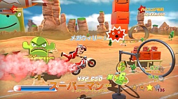 画像集#004のサムネイル/Hello Games，PS3用ソフト「Joe Danger ディザスター マスター」を2012年1月26日に発売。向こうみずなスタントマンを操って，危険なバイクレースに挑め