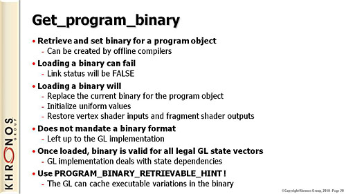 ꡼ No.010 | SIGGRAPHKhronosOpenGL 4.1ȯɽե󥹤餽ξܺ٤ǧ