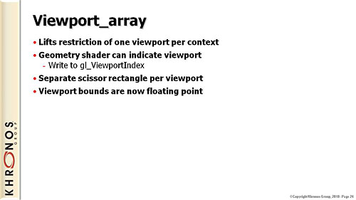 ꡼ No.016 | SIGGRAPHKhronosOpenGL 4.1ȯɽե󥹤餽ξܺ٤ǧ