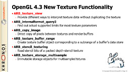 ꡼ No.021 | OpenGLDirectX 11ĶOpenGL ESϿ֤ൡƱʾˡKhronosκǿưݡ