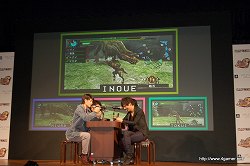 画像ギャラリー No.030のサムネイル画像 / 三浦春馬さんや次長課長の井上さんらCM出演タレントによるクエスト実演も行われた,「モンスターハンターポータブル 3rd」完成披露発表会の詳細レポートを掲載