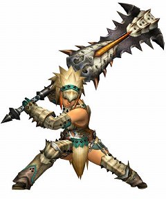 画像ギャラリー No.002のサムネイル画像 / 「モンスターハンターポータブル 3rd」,発売を前に全12種類の武器を紹介するプレイムービーが4日連続で公開。第1回は「大剣」「片手剣」「太刀」