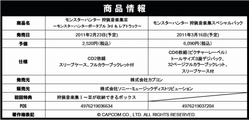 ���������꡼ No.004�Υ���ͥ������ / ��MHP 3rd�׳ڶʼ�ϿCD����3�Ƥ�2��23��ȯ�����ά�ܾ���