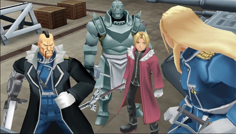 アニメのストーリーを追体験できるPSP用RPG「鋼の錬金術師 FULLMETAL