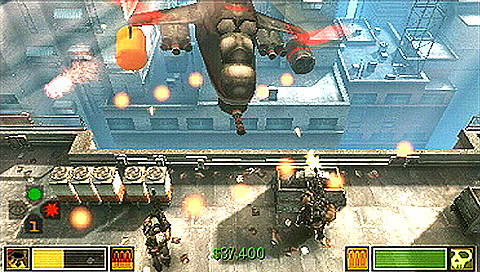画像ギャラリー No.001のサムネイル画像 / EA,傭兵コンビを操作して崩壊した上海を駆け抜ける,「アーミー オブ ツー:The 40th Day」のPSP版を6月24日にリリース