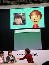 画像ギャラリー No.005のサムネイル画像 / Miiと拡張現実が生み出すニンテンドー3DSの新たなゲーム体験とは? NINTENDO WORLD 2010「Miiスタジオ」「ARゲームズ」プレゼンテーションをレポート