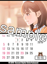 画像ギャラリー No.004のサムネイル画像 / 組み合わせ自由。「ラブプラス+」のFLASH待受カレンダー登場