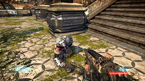 画像ギャラリー No.004のサムネイル画像 / 「Bulletstorm」の“スキルショット”を紹介する最新ムービー公開。ただの爽快系ではなく,スキルショットを使った戦略重視のデザイン