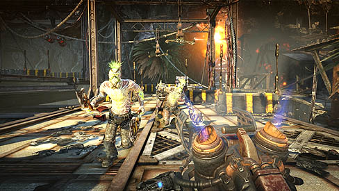 画像ギャラリー No.018のサムネイル画像 / 【PR】「バレットストーム」で,ワイプ ゼム アウト。どうかしている凶悪兵器とスキルショットのコンボで,ポイントを荒稼ぎしよう