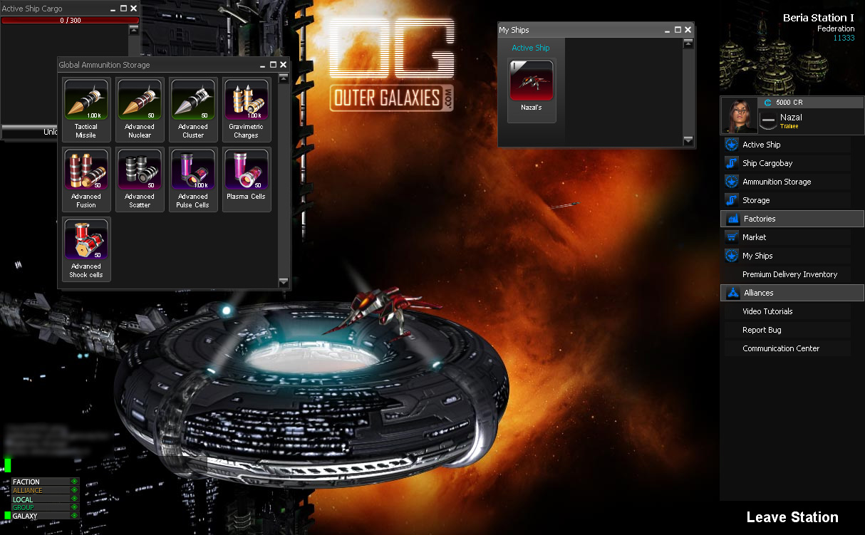 画像集 004 ブラウザで遊べる 簡単で手軽なスペースシューティングmmo Outer Galaxies のオープンbテストがスタート 4gamer Net