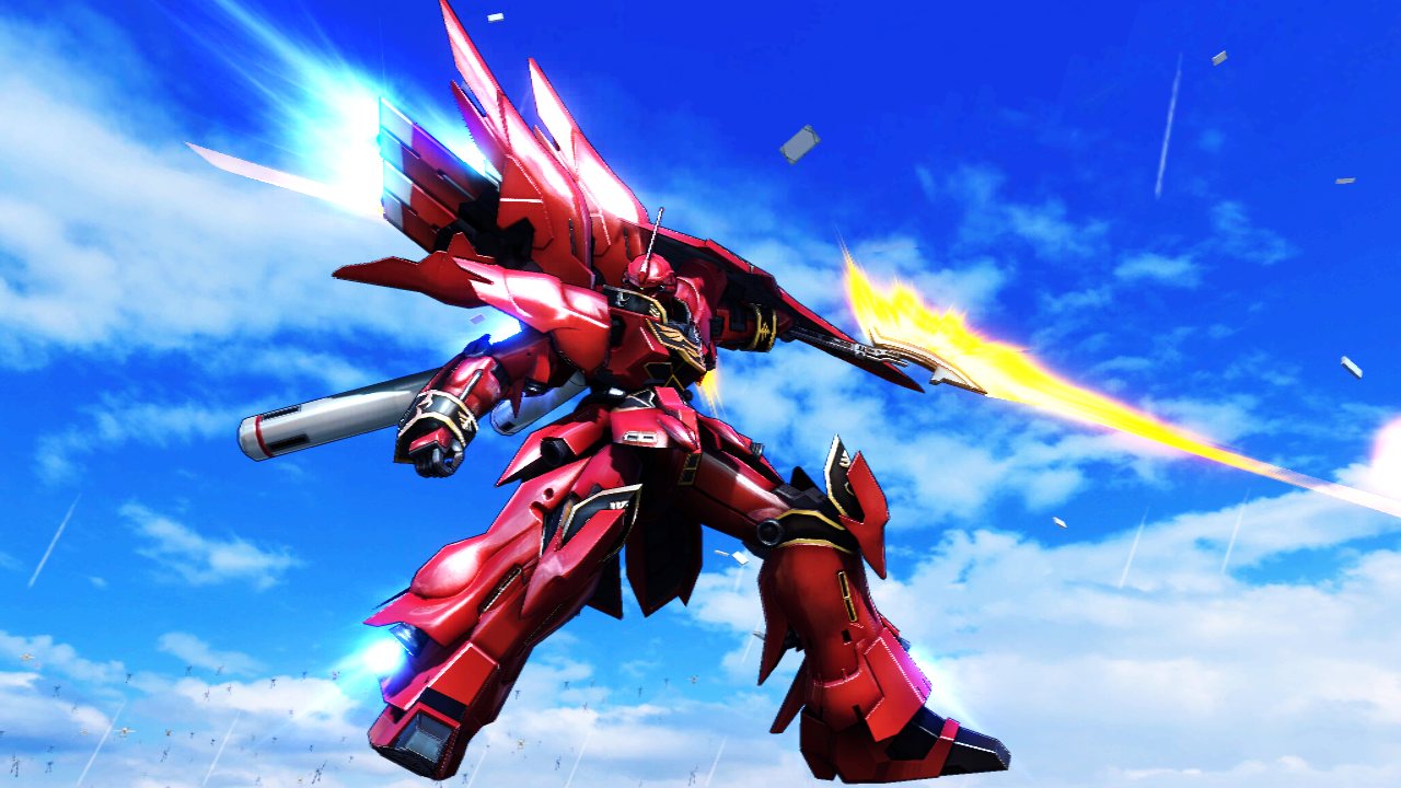 画像集 003 当たらなければどうということはない Ac 機動戦士ガンダム エクストリームバーサス に真紅のms シナンジュ 参戦