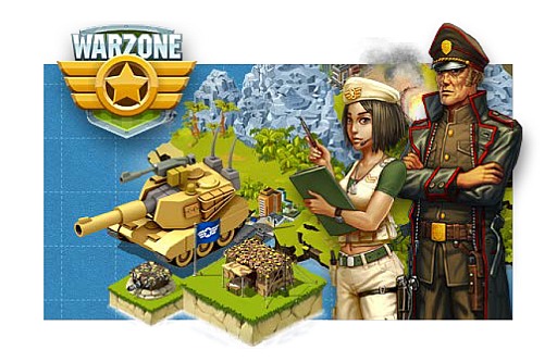 画像ギャラリー No.001のサムネイル画像 / 箱庭系戦略ゲーム「WARZONE」がYahoo! Mobageで配信に
