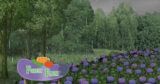 画像ギャラリー No.002のサムネイル画像 / 「キャラフレ」,紫陽花が咲く梅雨イベントが6月9日に開始。天候システムも