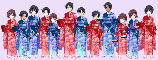 画像ギャラリー No.010のサムネイル画像 / 「キャラフレ」記念品がもらえる「成人式」イベントが開催に。新作和服を実装