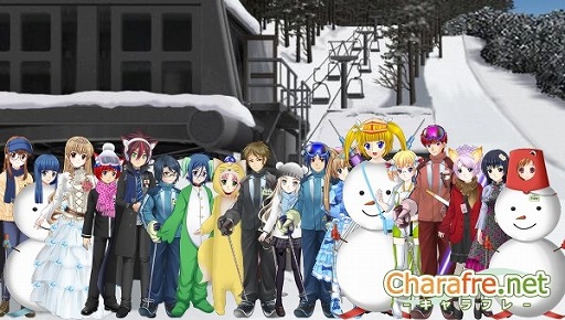 画像ギャラリー No.003のサムネイル画像 / 「キャラフレ」が「三国キッス」とコラボ。ミニゲームが楽しめるスキーイベントも開催