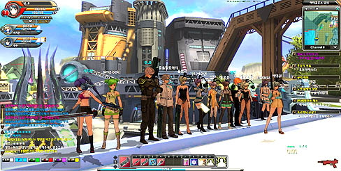 画像ギャラリー No.002のサムネイル画像 / バニーガールが団体でダンス。美少女多数が登場するアクション性の高いMMORPG「Project ε」の最新ムービーをUp