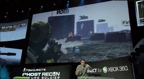 ꡼ No.006 | E3 2011KinectǤΥˡˡܡFPSGhost Recon: Future SoldierפΥץ쥤󤬸