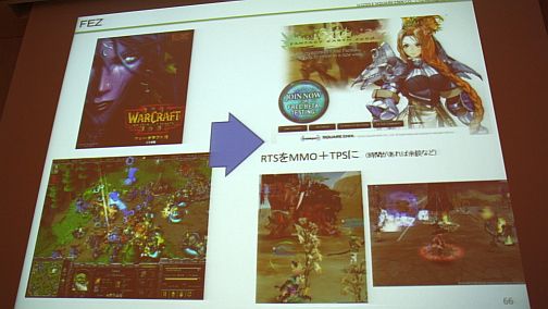 画像集#026のサムネイル/［CEDEC 2011］コンシューマゲームが無料ゲームに学ぶこと。「戦国IXA」「FEZ」の開発/運営から見た，ゲーム市場との向き合い方