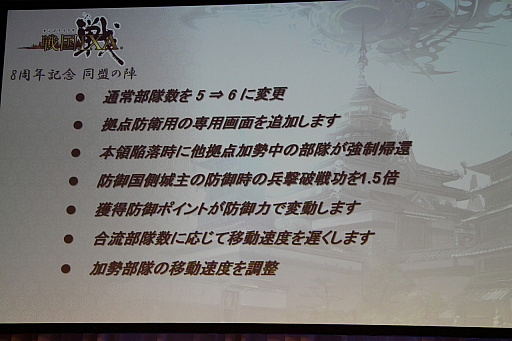 画像ギャラリー No.013のサムネイル画像 / 「戦国IXA」8周年記念のオフラインイベント「同盟の陣」をレポート。新規情報とイベントの模様を紹介しよう