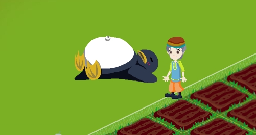 画像ギャラリー No.002のサムネイル画像 / 「ファンタジーファーム」ペット・ペンギン&フルスクリーンモード実装