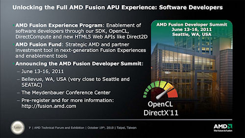 画像ギャラリー No.013のサムネイル画像 / AMD,TFE 2010で次世代RadeonとFusion APUの実働デモを公開。次期ハイエンドCPU情報のアップデートも