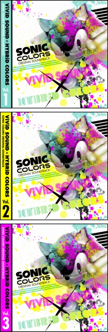 ソニック カラーズ」サントラCD Vol.1～Vol.3が1月26日より配信