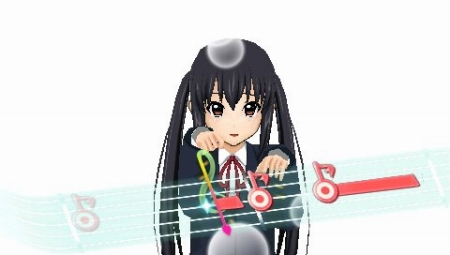 画像ギャラリー No.009のサムネイル画像 / 「けいおん! 放課後ライブ!!」,リズムに合わせて“コンボ”を繋げよう。メンバーのテンションが上がると特別な演出が