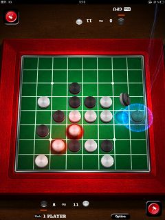 画像ギャラリー No.008のサムネイル画像 / iPadでド派手なリバーシを楽しもう。「ホットリバーシHD」6月中発売