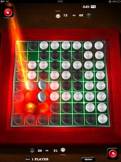 画像ギャラリー No.011のサムネイル画像 / iPadでド派手なリバーシを楽しもう。「ホットリバーシHD」6月中発売