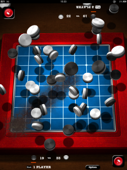 画像ギャラリー No.007のサムネイル画像 / コマが火を噴く過激なリバーシ。iPad「ホットリバーシHD」明日発売