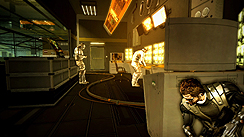 画像ギャラリー No.002のサムネイル画像 / 「デウスエクス」の開発者ダイアリー第4弾が公開。光学迷彩を身にまとい,消音器付きの銃で次々に敵を倒す主人公の姿を確認しよう