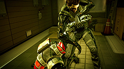 画像ギャラリー No.005のサムネイル画像 / 「デウスエクス」の開発者ダイアリー第4弾が公開。光学迷彩を身にまとい,消音器付きの銃で次々に敵を倒す主人公の姿を確認しよう