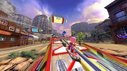 画像ギャラリー No.006のサムネイル画像 / 二人の息を合わせよう。「ソニック フリーライダーズ」,対戦モード「タッグレース」の概要などをスクリーンショットと共に紹介