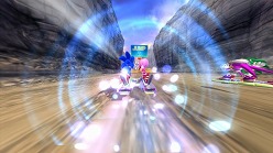 画像ギャラリー No.010のサムネイル画像 / 二人の息を合わせよう。「ソニック フリーライダーズ」,対戦モード「タッグレース」の概要などをスクリーンショットと共に紹介