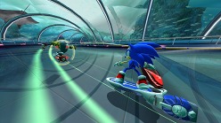 画像ギャラリー No.020のサムネイル画像 / 二人の息を合わせよう。「ソニック フリーライダーズ」,対戦モード「タッグレース」の概要などをスクリーンショットと共に紹介
