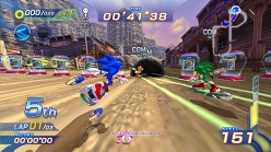 画像ギャラリー No.023のサムネイル画像 / 二人の息を合わせよう。「ソニック フリーライダーズ」,対戦モード「タッグレース」の概要などをスクリーンショットと共に紹介