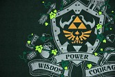 画像ギャラリー No.003のサムネイル画像 / 「ゼルダの伝説」生誕25周年を記念した特製Tシャツの受注販売が決定。カラーはフォレストグリーンとブラックの2種類