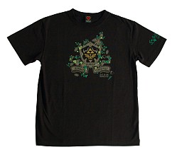 画像ギャラリー No.004のサムネイル画像 / 「ゼルダの伝説」生誕25周年を記念した特製Tシャツの受注販売が決定。カラーはフォレストグリーンとブラックの2種類