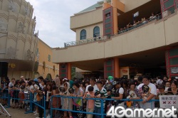 画像ギャラリー No.005のサムネイル画像 / 「キングダムハーツ Re:コーデッド」発売を記念してソラ達の巨大オブジェがイクスピアリに登場。除幕式にスクエニ橋本氏,小倉優子さん,アメリカザリガニが出演