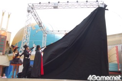 画像ギャラリー No.013のサムネイル画像 / 「キングダムハーツ Re:コーデッド」発売を記念してソラ達の巨大オブジェがイクスピアリに登場。除幕式にスクエニ橋本氏,小倉優子さん,アメリカザリガニが出演