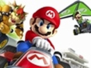 マリオカート7」は,ジャイロセンサーや3D立体視との相性も抜群。空を