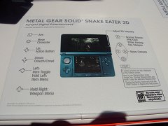 ���������꡼ No.007�Υ���ͥ������ / ��E3 2011��3DS�ε�ǽ�����ޤ���������줿��METAL GEAR SOLID SNAKE EATER 3D�פΥץ쥤��ݡ��Ȥ�Ǻ�